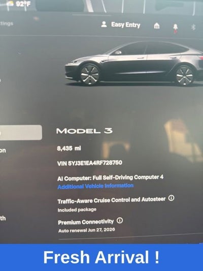 2024 Tesla Model 3 4DR RWD