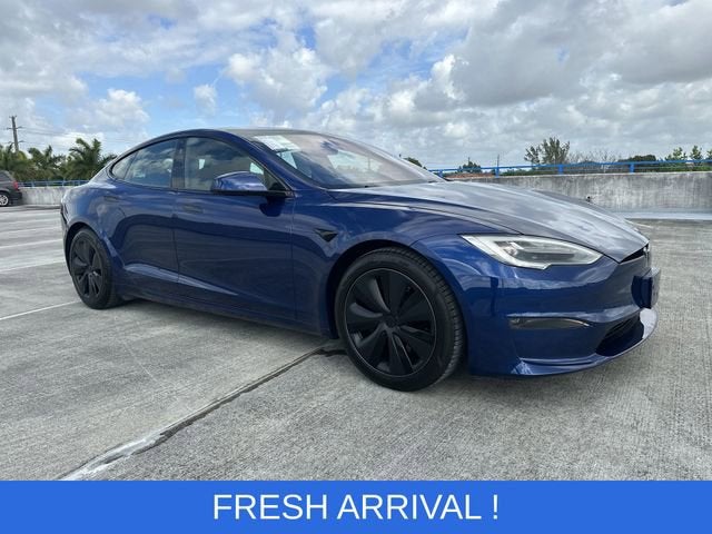 Used 2021 Tesla Model S Plaid with VIN 5YJSA1E61MF441488 for sale in Pompano Beach, FL