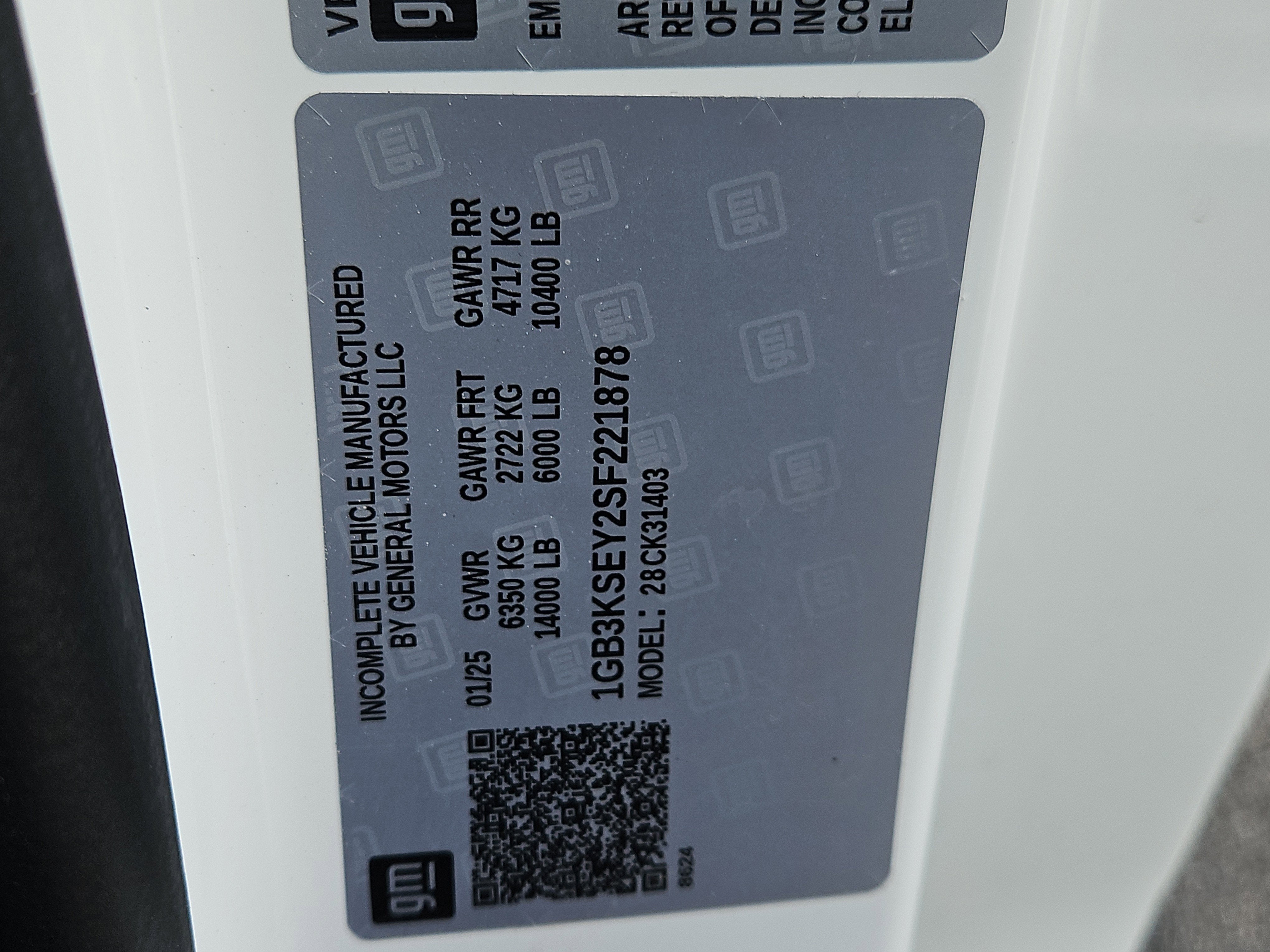 2025 Chevrolet Silverado 3500 HD Chassis Cab Work Truck