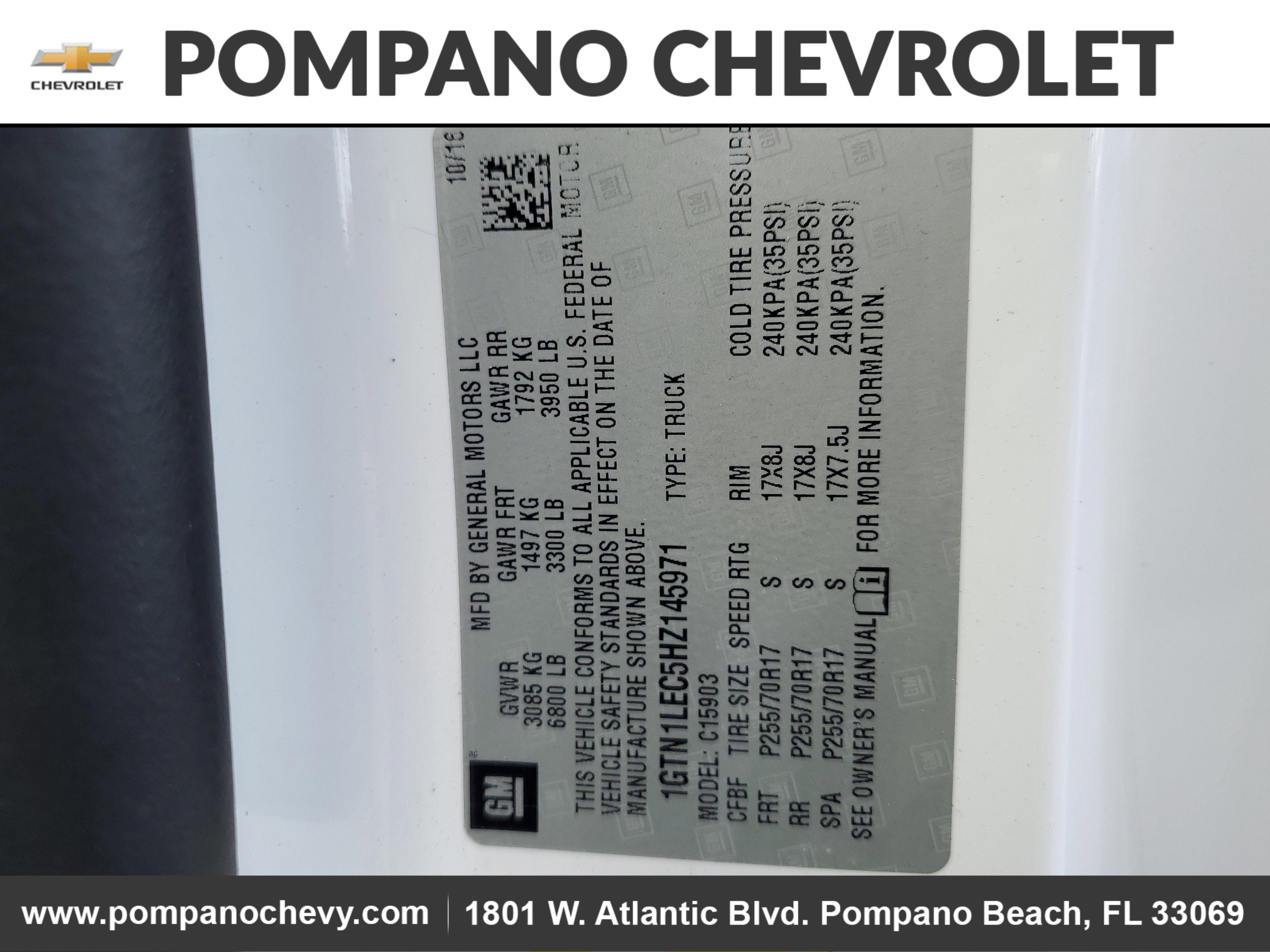 2017 GMC Sierra 1500 REG CAB 2WD 133.0