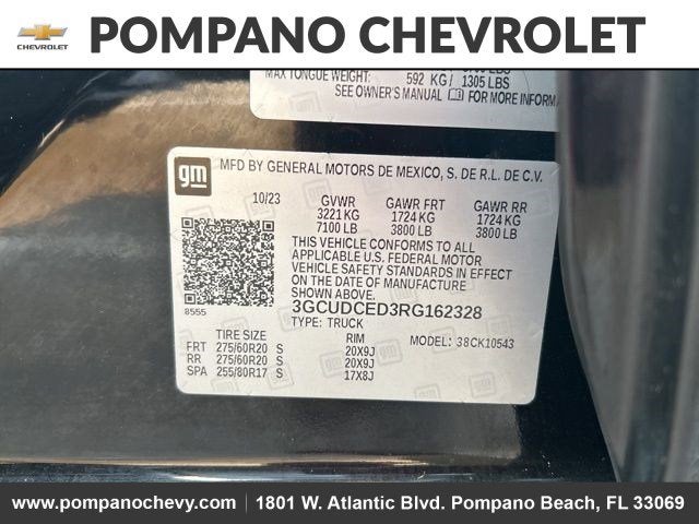 2024 Chevrolet Silverado 1500 Custom Trail Boss