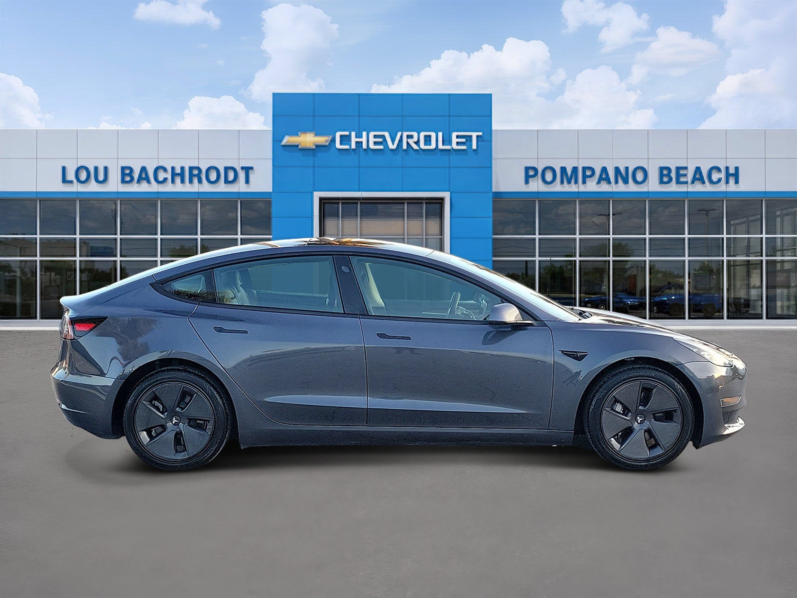 Used 2022 Tesla Model 3 Long Range with VIN 5YJ3E1EB8NF181775 for sale in Pompano Beach, FL