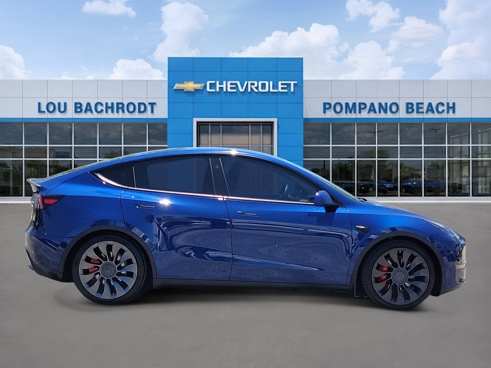Used 2023 Tesla Model Y Performance with VIN 7SAYGDEFXPF938699 for sale in Pompano Beach, FL