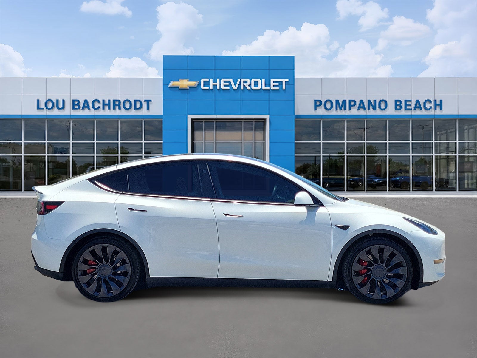 Used 2023 Tesla Model Y Performance with VIN 7SAYGDEFXPF964543 for sale in Pompano Beach, FL