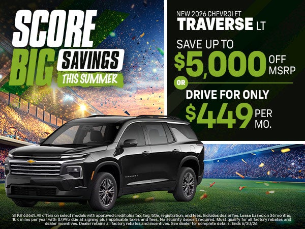 2026 Chevrolet Traverse