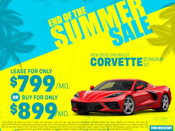 2026 Chevrolet Corvette Stingray