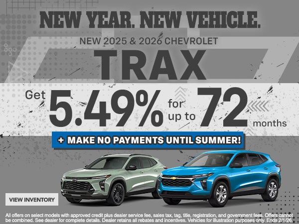 2025 & 2026 Chevrolet Trax